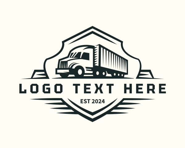 Logistics Truck Delivery logo