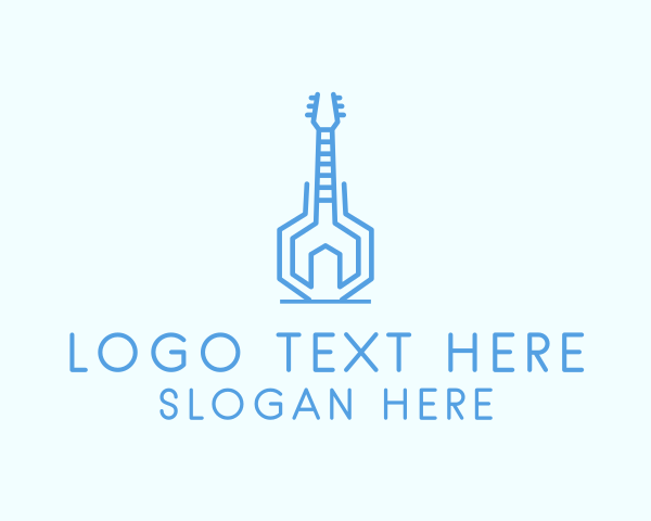 Guitar logo example 1