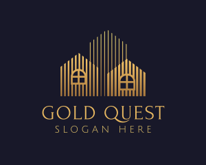 Gold Premium Housing logo design