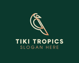 Wild Tropical Bird logo design