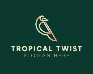 Wild Tropical Bird logo design