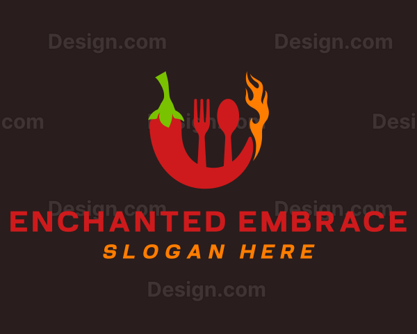 Chili Flame Utensils Logo