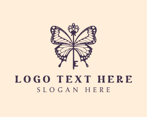 Elegant Butterfly Key logo