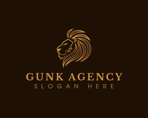 Premium Lion Agency logo design