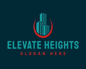 Skyscraper City Construction logo design