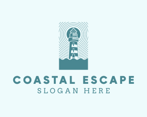 Maritime Coastal Ligthouse logo design