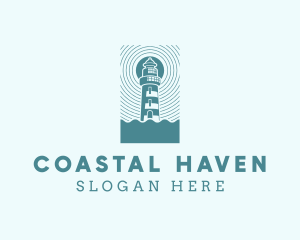 Maritime Coastal Ligthouse logo design