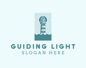 Maritime Coastal Ligthouse logo design