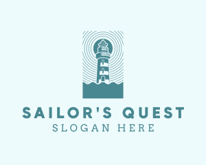 Maritime Coastal Ligthouse logo design