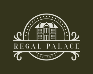 Mansion Real Estate Palace logo design