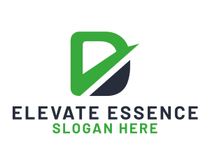 Green Letter D logo