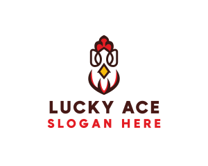 Chicken Rooster Poultry logo design