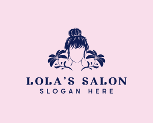 Woman Hair Salon logo design