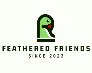 Letter R Bird logo