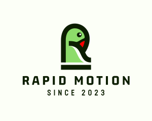 Letter R Bird logo design