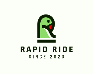 Letter R Bird logo design