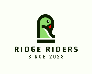 Letter R Bird logo design