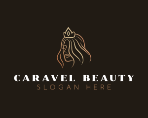 Crown Beauty Queen  logo design