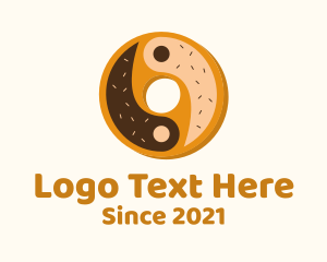 Yin Yang Donut logo
