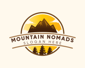 Peak Mountain Nature logo design