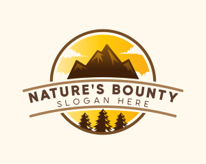 Peak Mountain Nature logo design