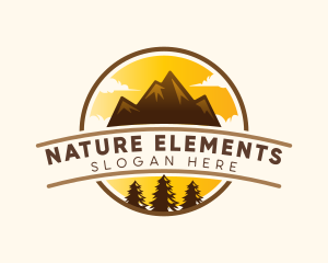 Peak Mountain Nature logo design