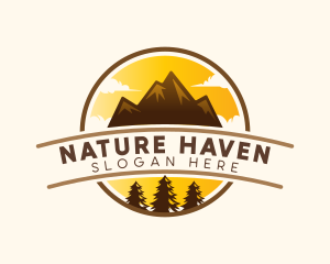 Peak Mountain Nature logo design