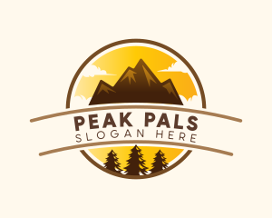 Peak Mountain Nature logo design