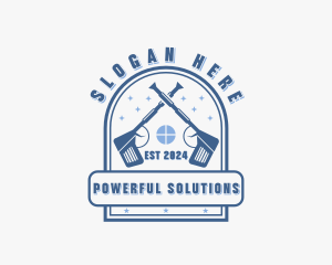 Pressure Washing Sanitation logo design