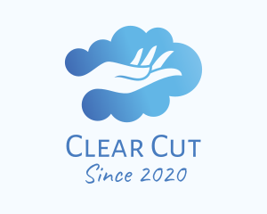 Clean Hand Cloud logo design