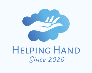 Clean Hand Cloud logo design