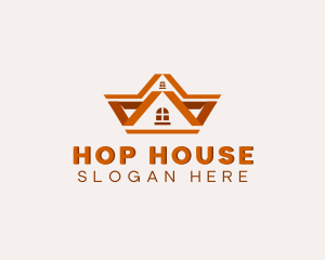 House Property Roof logo design