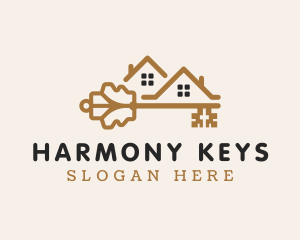 Realty Homes Key logo design