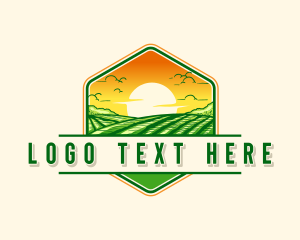 Agricultural Field Farming logo