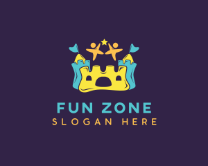 Children Bouncy Castle logo design