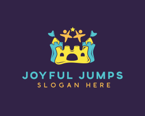 Children Bouncy Castle logo design