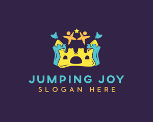 Children Bouncy Castle logo design