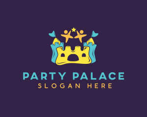 Children Bouncy Castle logo design