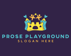 Children Bouncy Castle logo design