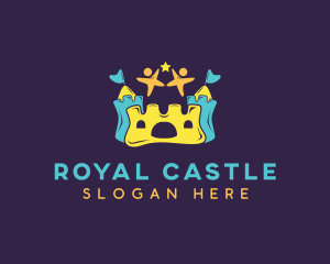 Children Bouncy Castle logo design