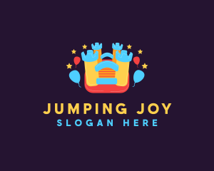 Bouncy Castle Playground logo design