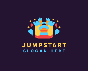 Bouncy Castle Playground logo design