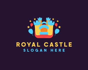 Bouncy Castle Playground logo design