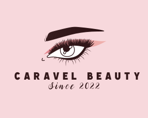 Lady Eyelash Beauty logo design