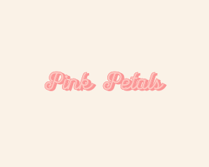 Feminine Retro Script logo design