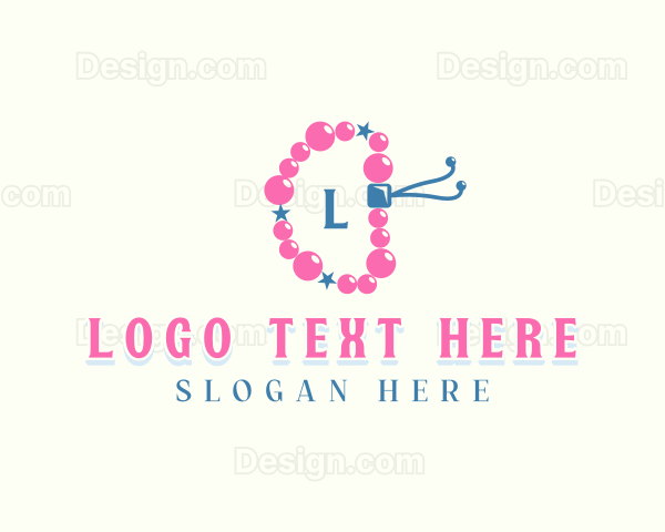 Beaded Bracelet Accessory Logo