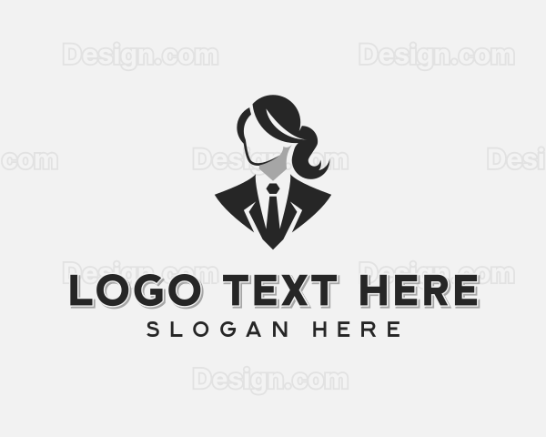 Professional Woman Executive Logo