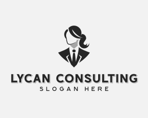 Professional Woman Executive logo design