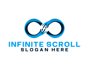 Blue Infinity Care logo design