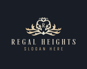 Regal Monarchy Wedding logo design